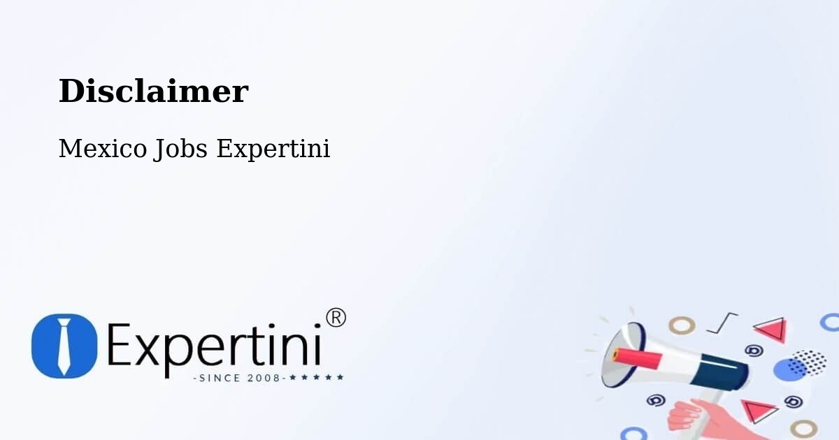 Disclaimer – Simón Sarlat - Mexico Jobs Expertini